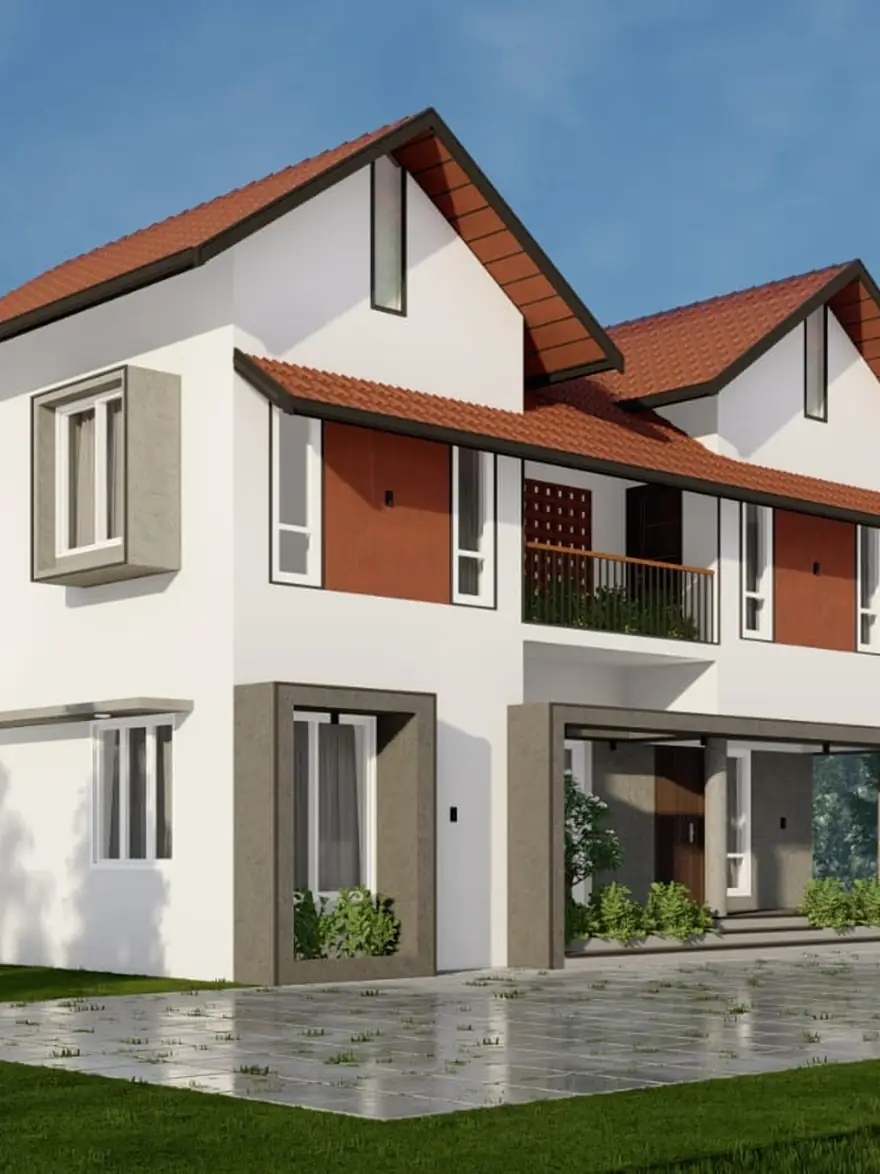 Amal Murali Residence — front elevation