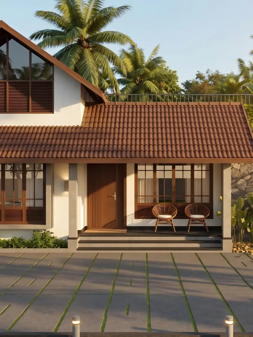 Shalini Residence — full elevation