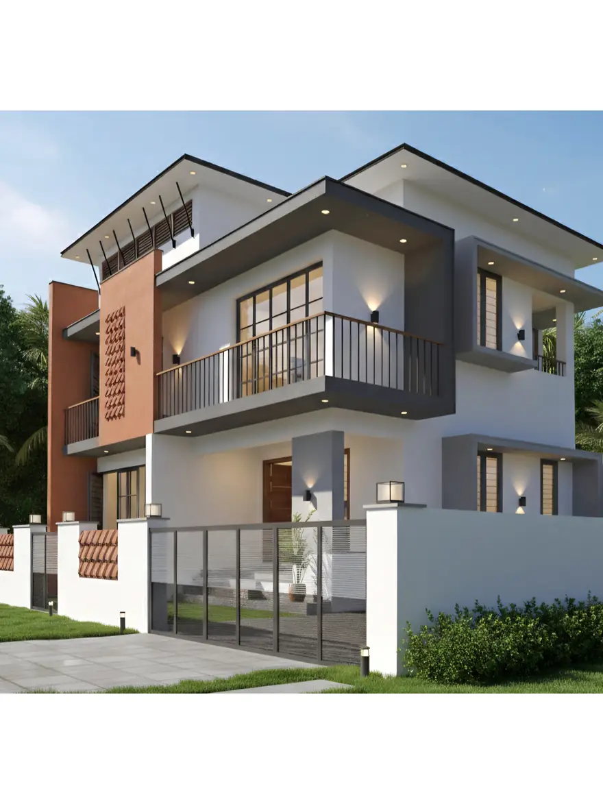 Sharika Residence — approach and entrance